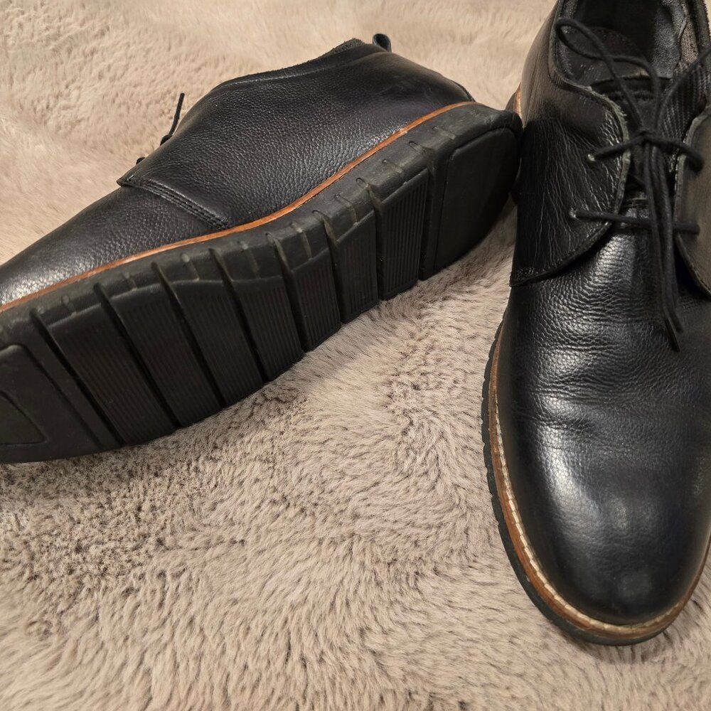 Hush Puppies men black US9 Oxford style - Picture 4 of 7